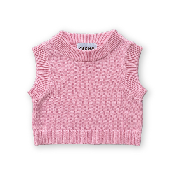 Grown Knitted Vest - Blossom