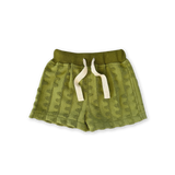 Terry Towelling Flow Shorts - Leaf