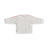 Organic Seam Long Slv Knit Tee - Grey Marle