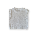 Jersey Knit Vest - Stone