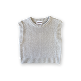 Jersey Knit Vest - Stone