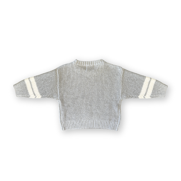 Chunky Rib Pull Over - Stone