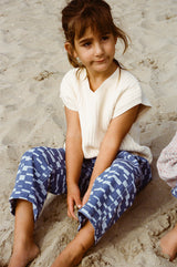Chunky Rib V-Neck Vest - Milk