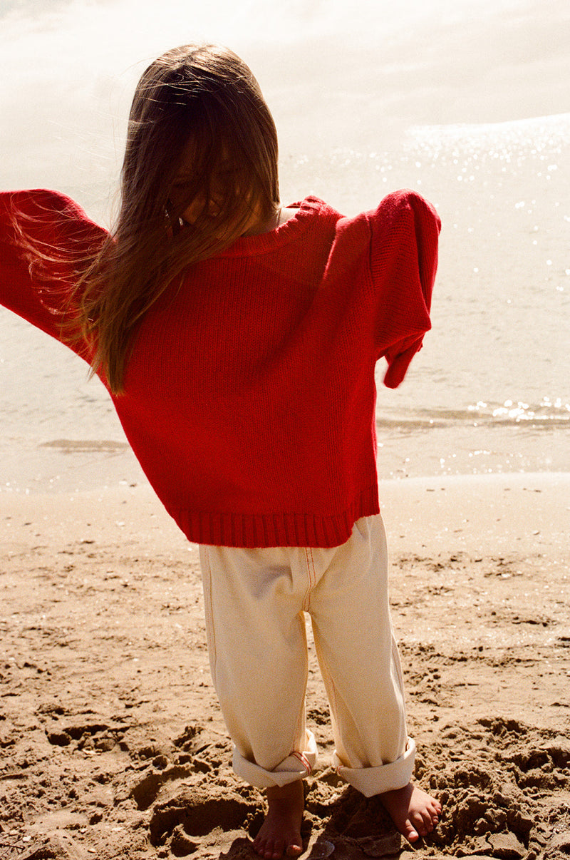 Organic Everyday Denim Pant - Milk