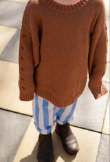 Organic Starlight Knit Pull Over - Earth
