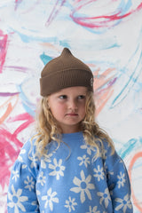 Organic Super Pixie Knit Beanie - Espresso