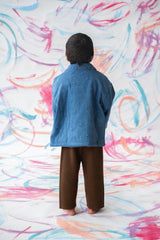 Quilted Swirl Denim Jacket