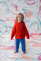 Organic Tape Milano Knit Pant - Cobalt