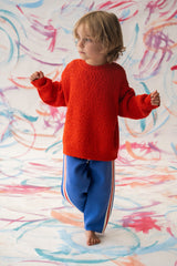 Organic Textured Boucle Knit Pull Over - Sauce