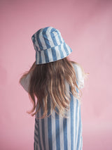 Grown Denim Stripe Bucket Hat