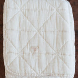 New Grain quilted blanket | crib - Natural