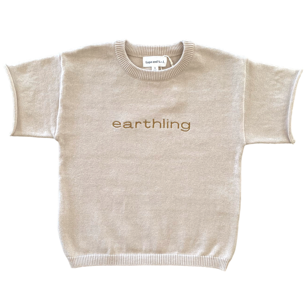 Lupa and Sol Earthling Tee | Oat