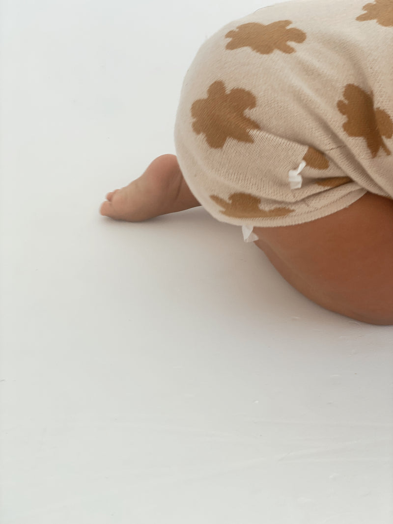 Lupa and Sol Bloom Romper | Mustard on Oat