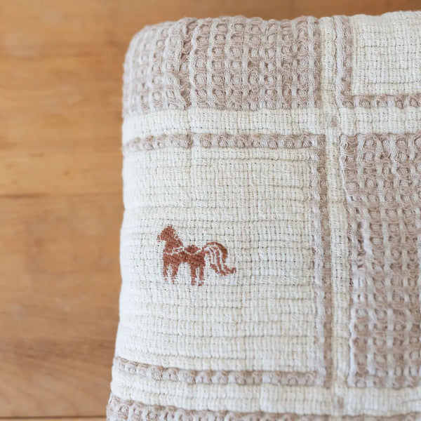New Grain Patchwork blanket TWIN | Pony