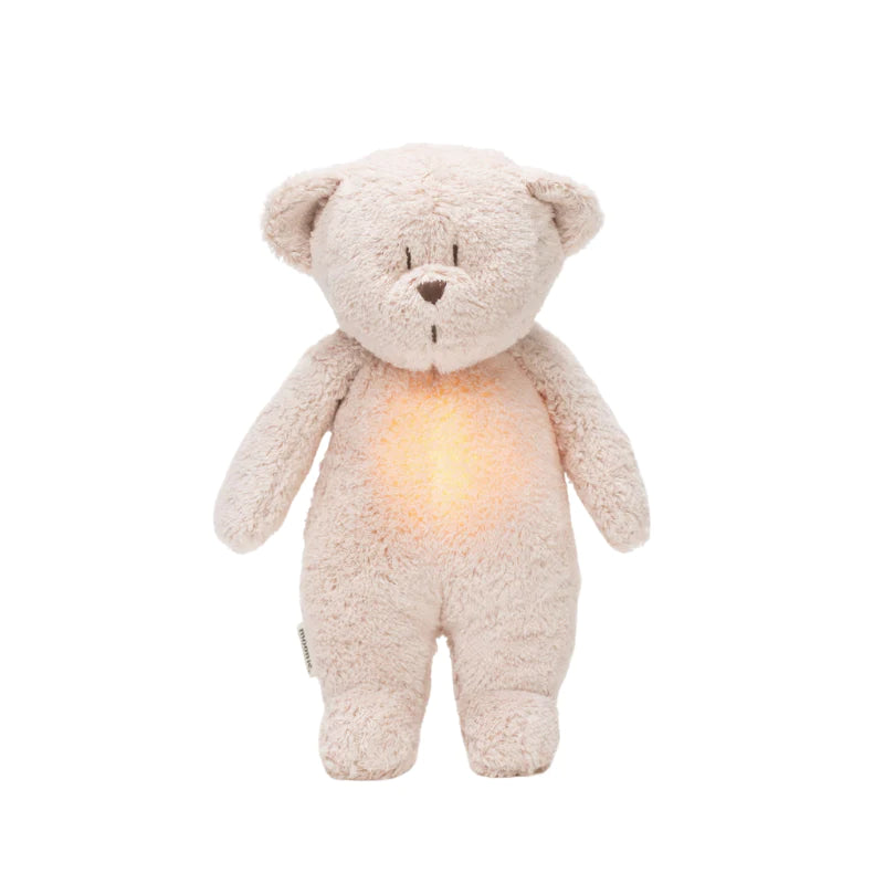 PRE ORDER Organic Humming Bear with Lamp | Rose Natural