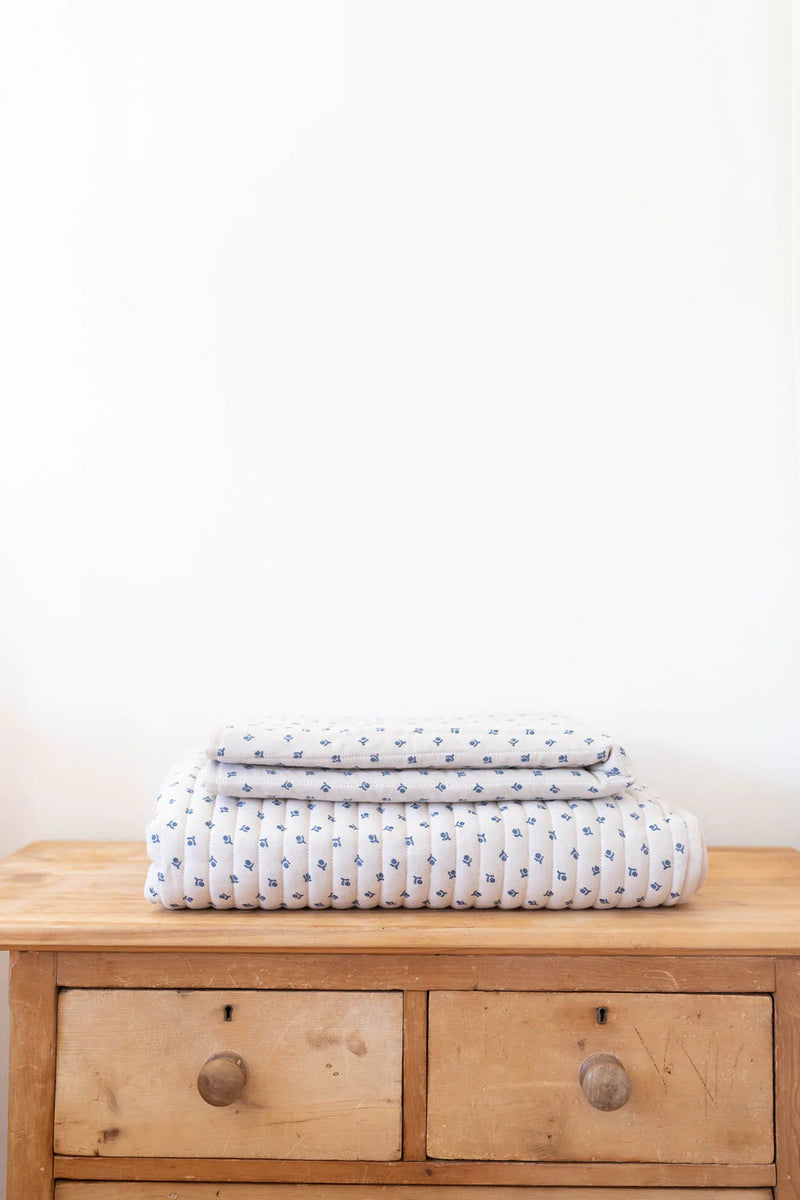New Grain quilted blanket | twin - florence
