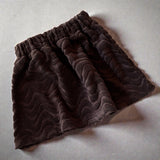 Terry WAVE Skirt- Chocolate