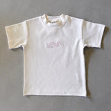 Logo Milk Tee - Blossom Embroidery