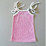 Terry Tie Up Dress- Blossom