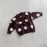 Dot Pullover- Mud + Blossom