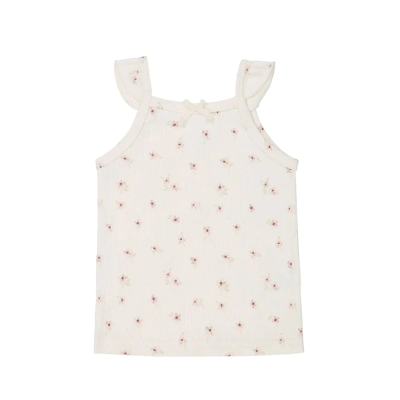 Jamie Kay Fine Rib Tegan Top | Simple Flowers Egret