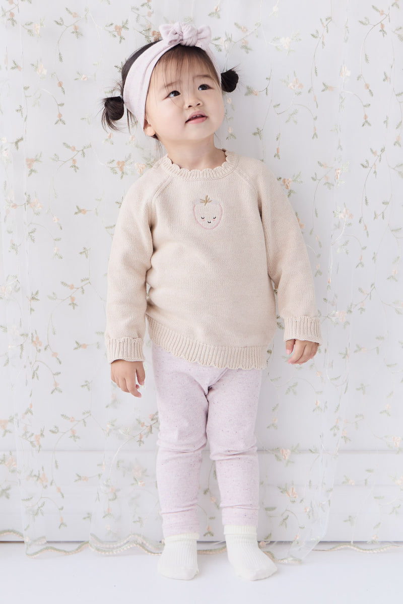 Jamie Kay Audrey Knitted Jumper | Oatmeal Marle