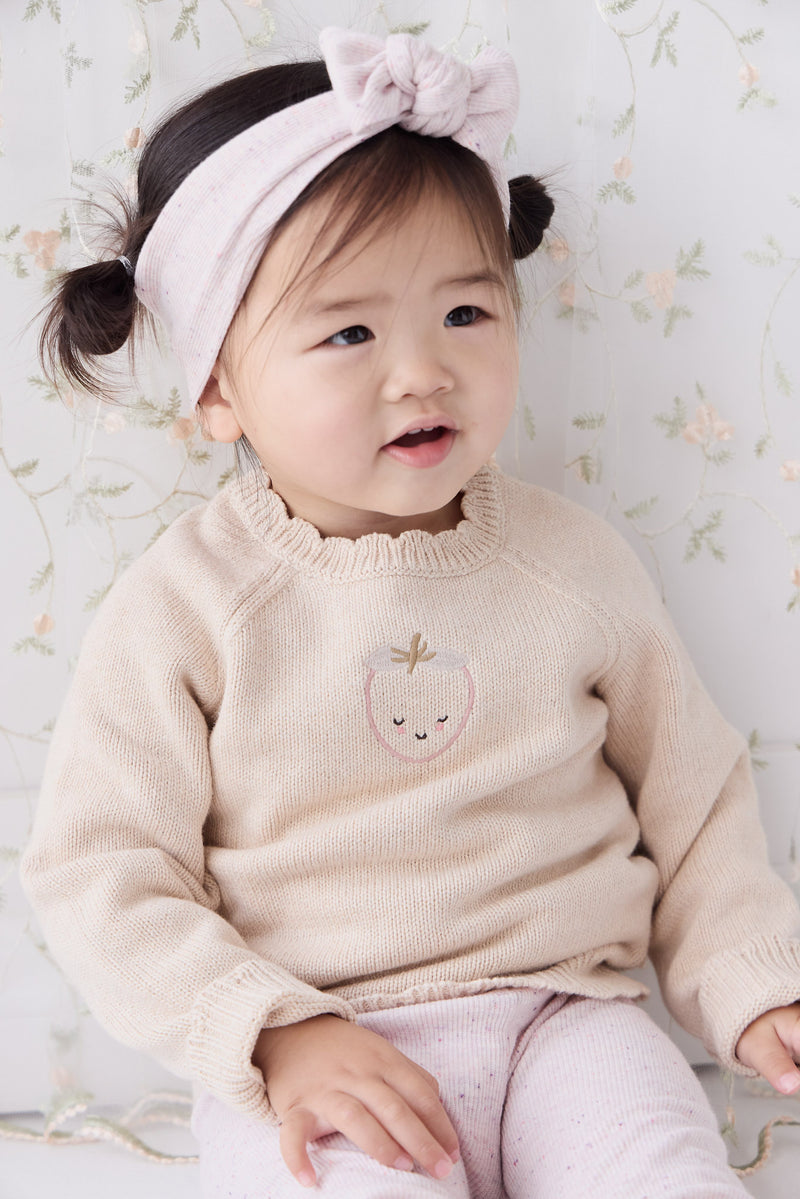 Jamie Kay Audrey Knitted Jumper | Oatmeal Marle