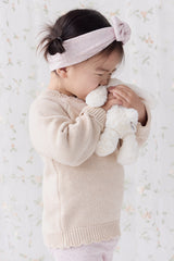 Jamie Kay Audrey Knitted Jumper | Oatmeal Marle