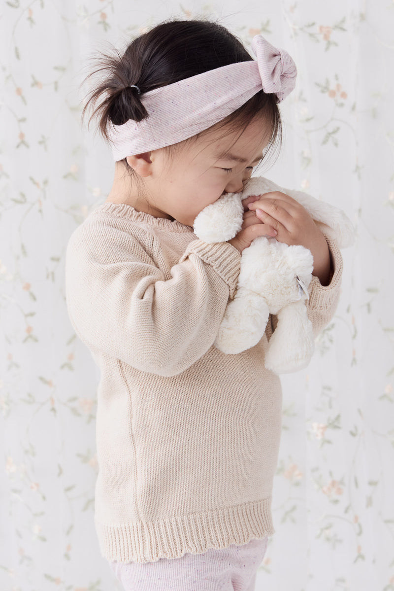 Jamie Kay Audrey Knitted Jumper | Oatmeal Marle