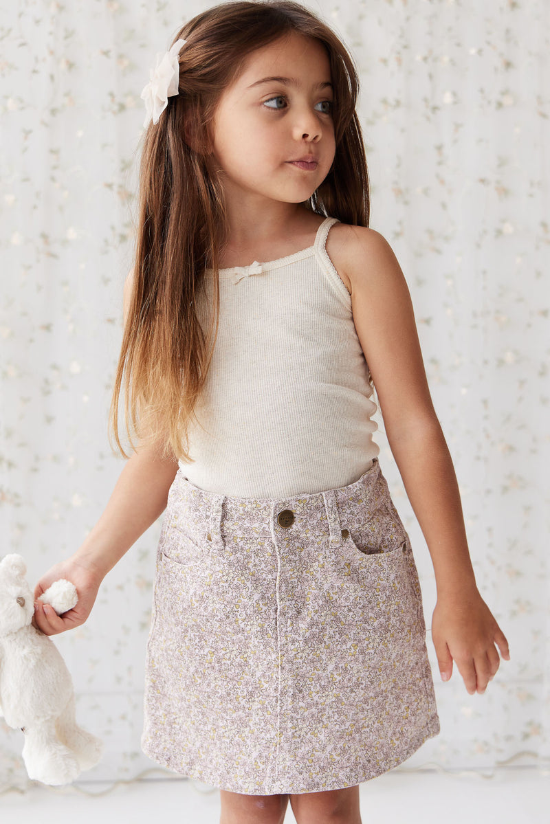 Jamie Kay Alison Twill Skirt | Chloe Lilac