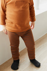 Jamie Kay Modal Elastane Legging - Narrow Stripe Ginger