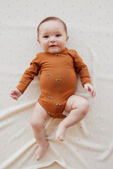 Jamie Kay Fernley Long Sleeve Bodysuit - Zoomie Bears Ginger