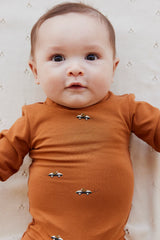 Jamie Kay Fernley Long Sleeve Bodysuit - Zoomie Bears Ginger