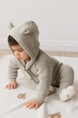 Jamie Kay Bear Knit Onepiece | Moss Marle