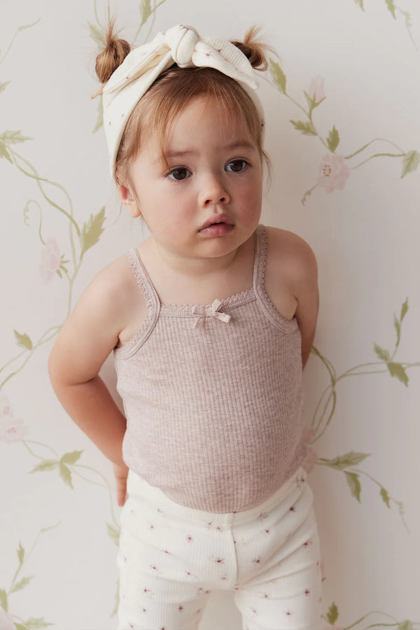 Jamie Kay Modal Singlet Bodysuit | Powder Pink Marle
