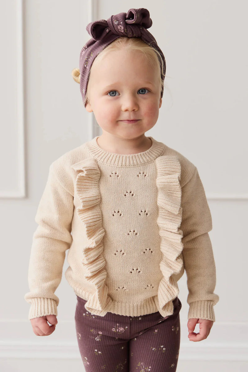 Jamie Kay Valentina Jumper | Light Oatmeal Marle