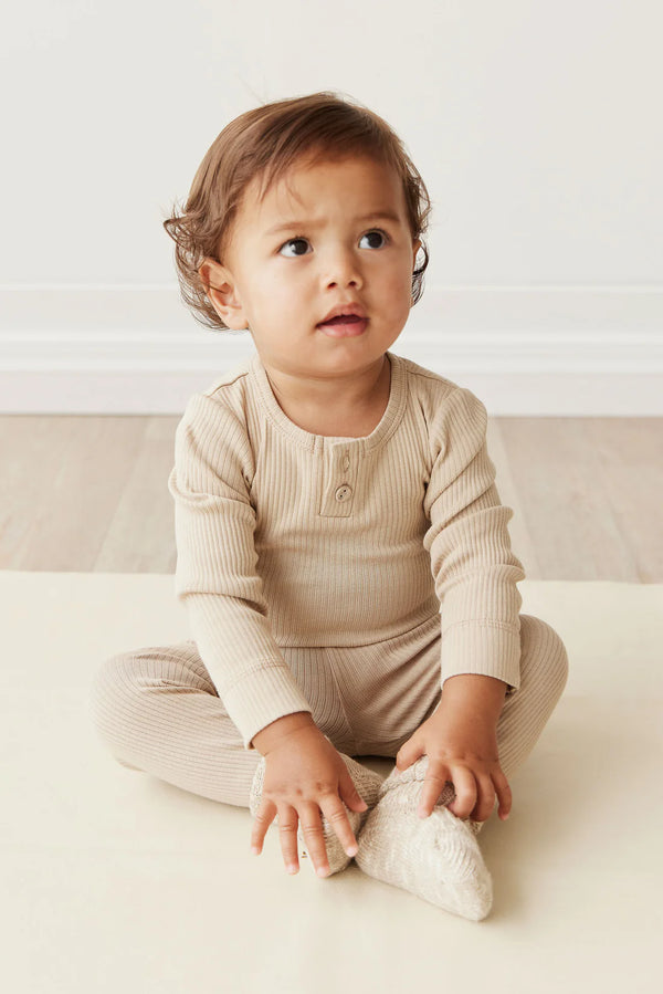 Jamie Kay Modal Long Sleeve Bodysuit | Fawn