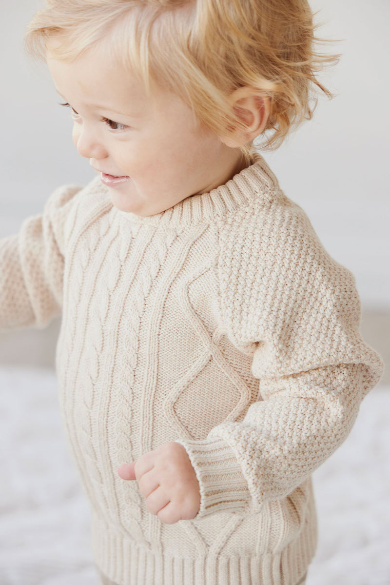 Jamie Kay Thomas Jumper | Oatmeal Marle