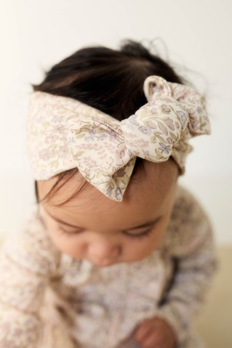 Jamie Kay Headband | April Floral Mauve