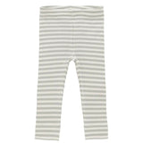 Organic Cotton Modal Legging - Slim Stripe Raindance/Cloud