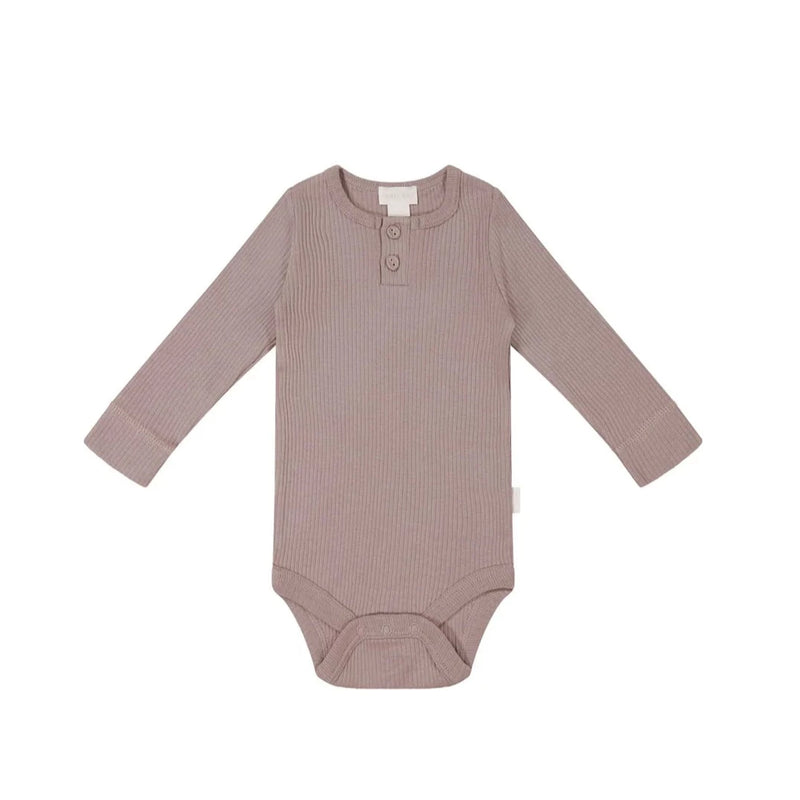 Jamie Kay Modal Long Sleeve Bodysuit | Mauve Shadow