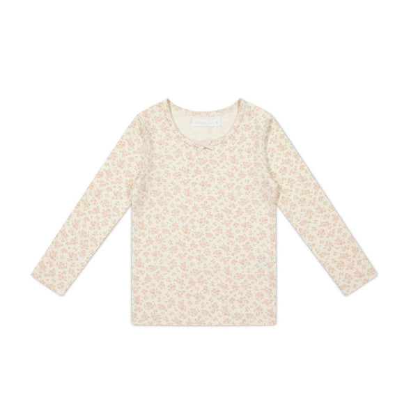 Jamie Kay Long Sleeve Top | Rosalie Floral Mauve