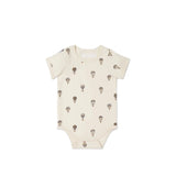 Jamie Kay Hudson Short Sleeve Bodysuit | Montgolfiere Cloud