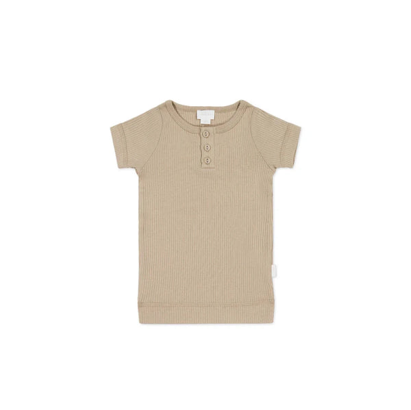 Jamie Kay Modal Henley Tee | Fawn