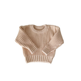 Lupa and Sol Chunky Knit Pullover | Oat