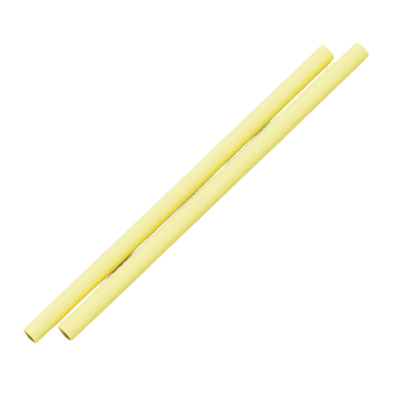 Silicone Straw 2 pack | LEMON