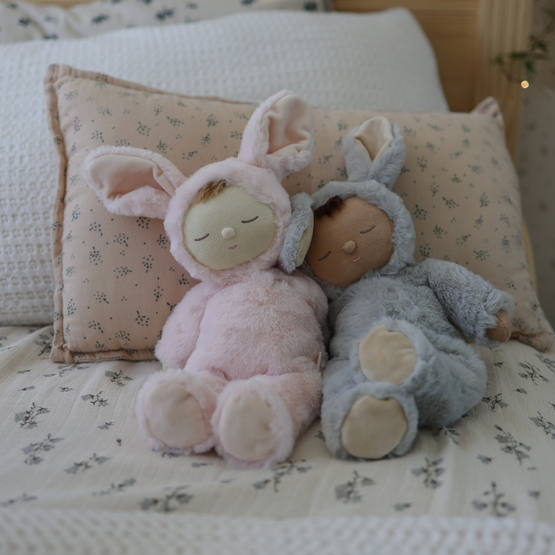 Lullaby Cozy Dinkum Bunny Moppet - Pink