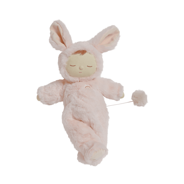 Lullaby Cozy Dinkum Bunny Moppet - Pink