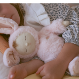 Lullaby Cozy Dinkum Bunny Moppet - Pink