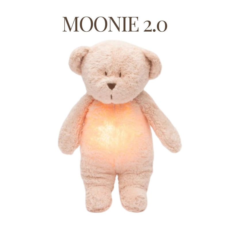 Pre Order MOONIE 2.0 ROSE - ORGANIC HUMMING BEAR WITH A LAMP